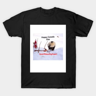 Happy Canada Day , Social Distancing Expert T-Shirt